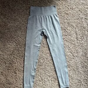 Women's High-Waisted Gray Leggings